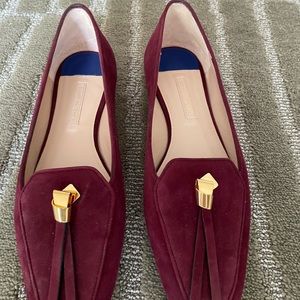 Stuart Weitzman suede loafers